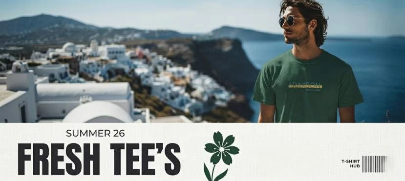 Summer 26. Fresh tees — ανακάλυψε τα T-shirts.