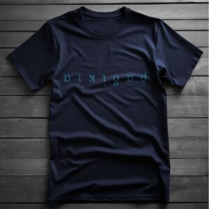 Ραδίκια Ανάποδα T-Shirt Μπλε