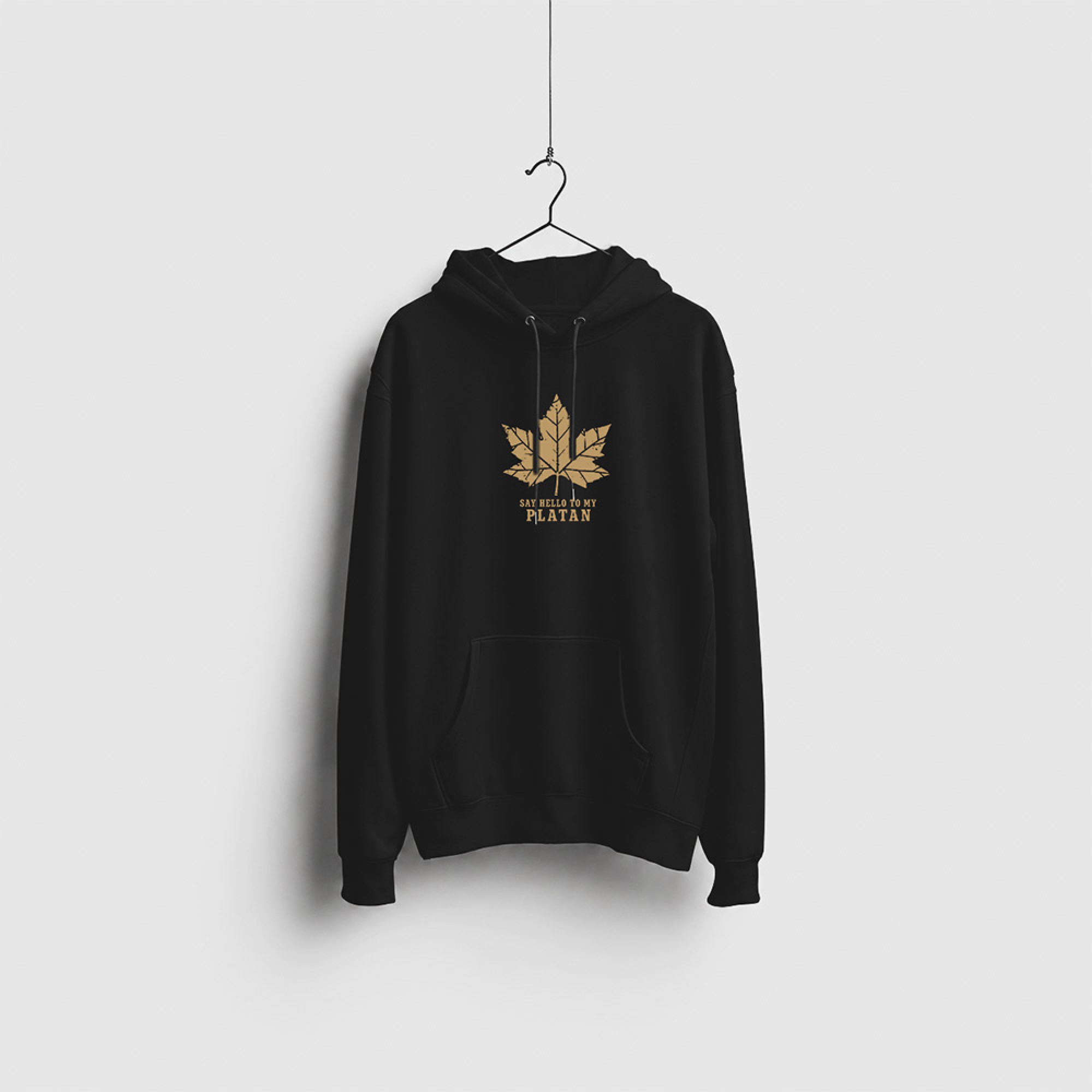 Say hello to my Platan - Black Hoodie