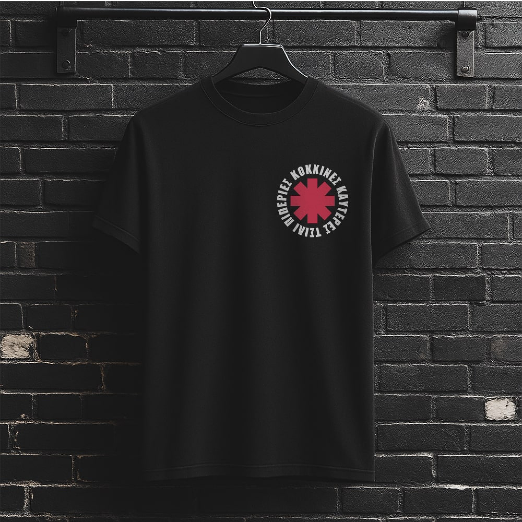 Κόκκινες πιπεριές - T-Shirt σε χρώμα μαύρο