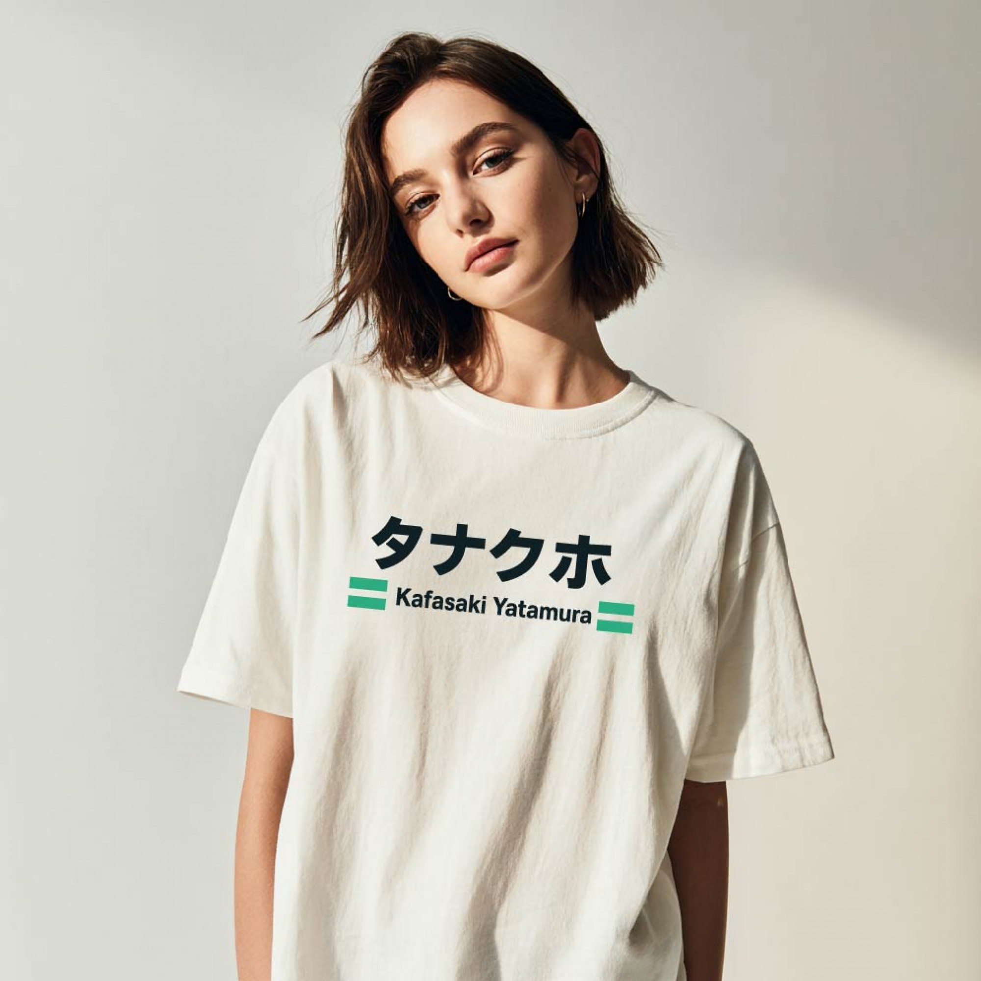 Kafasaki Yatamura White tee