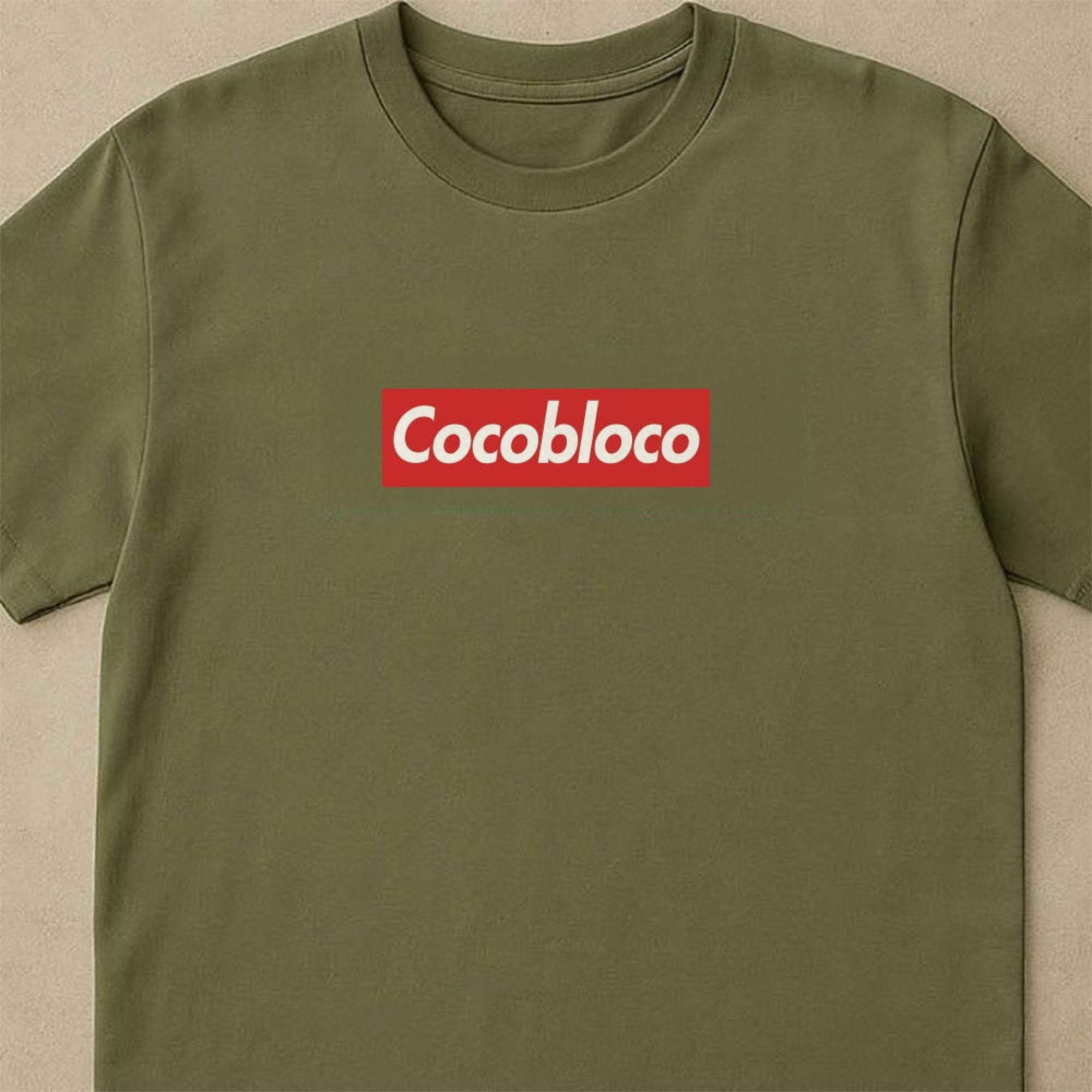 Κοκομπλόκο - T-shirt χακί