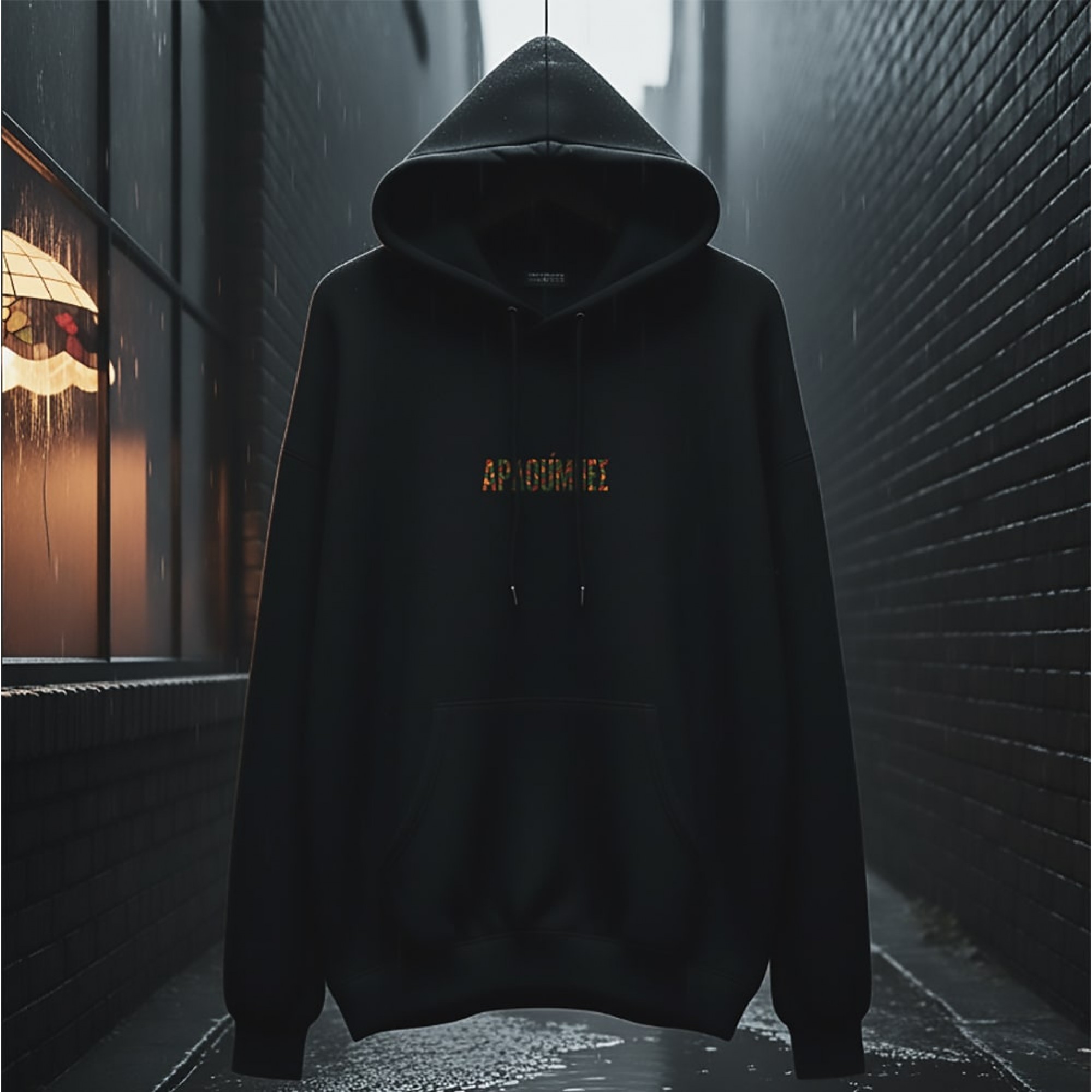 Αρλούμπες Μαύρο Hoodie