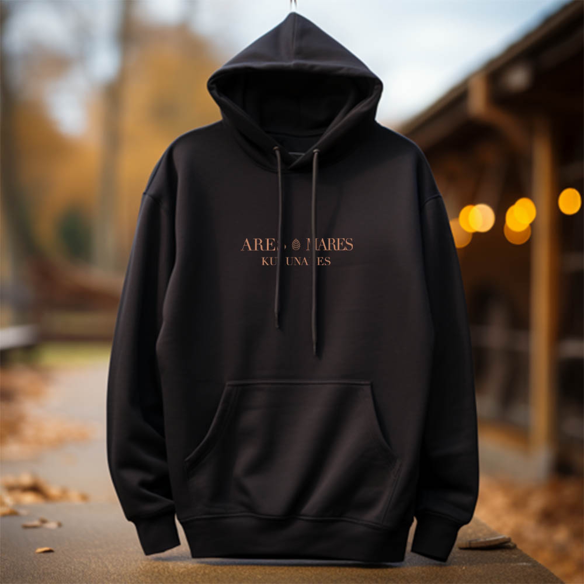 ARES MARES Kukunares Hoodie Μαύρο