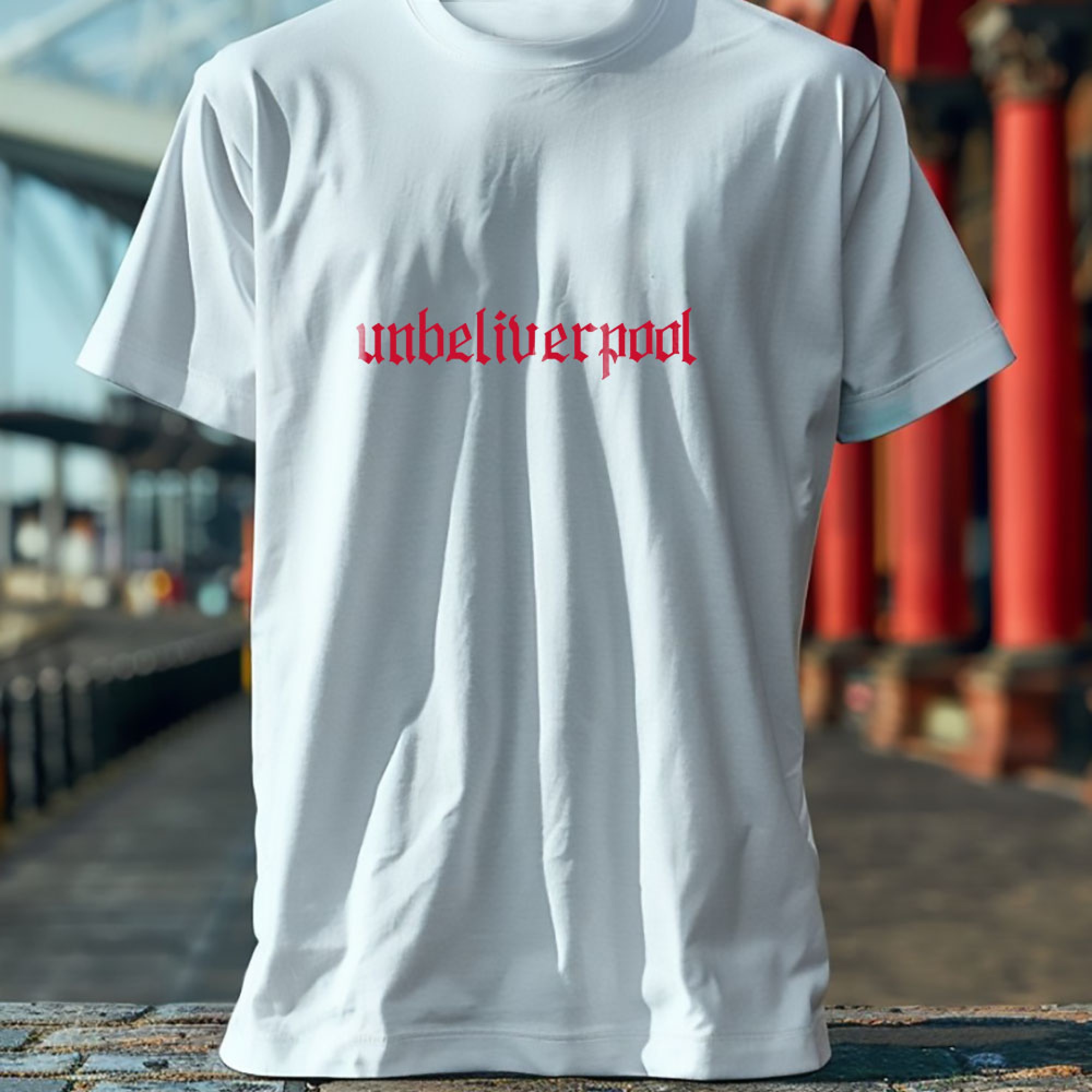 Unbeliverpool - white tee