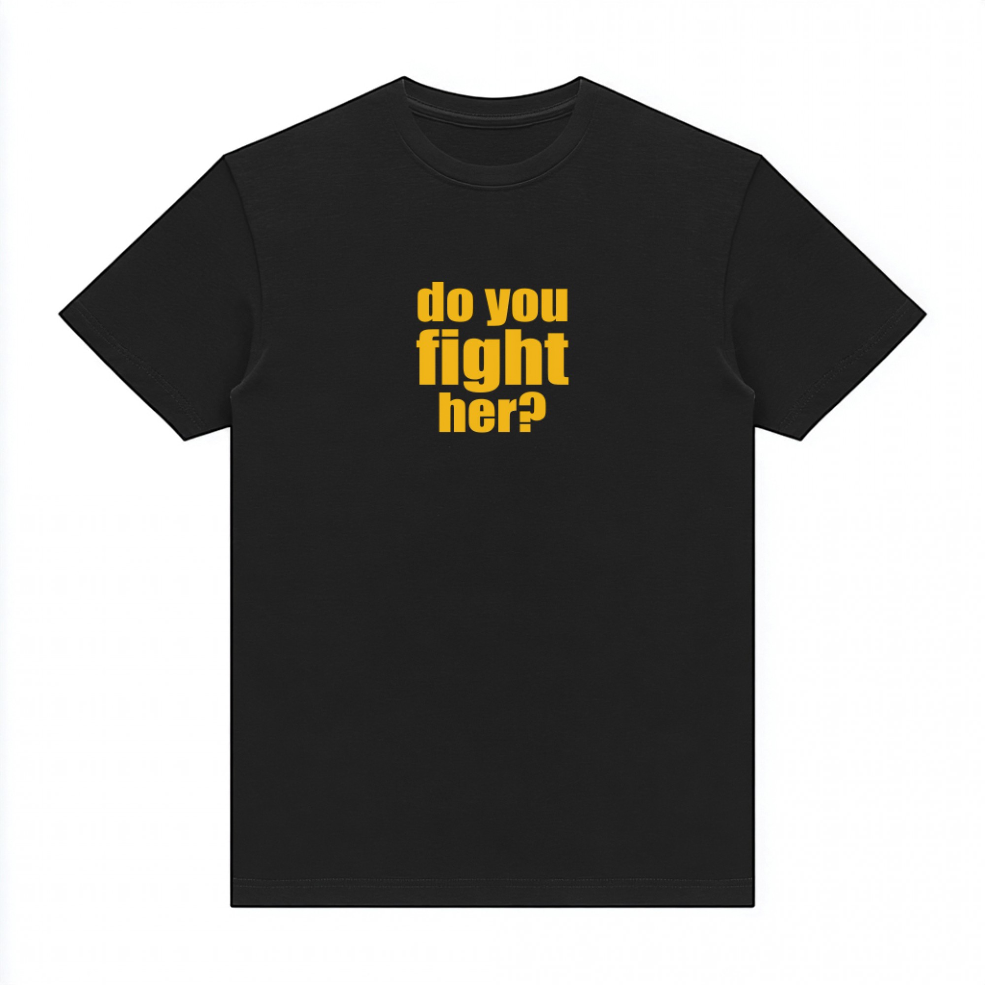 Την παλεύεις; The black tee